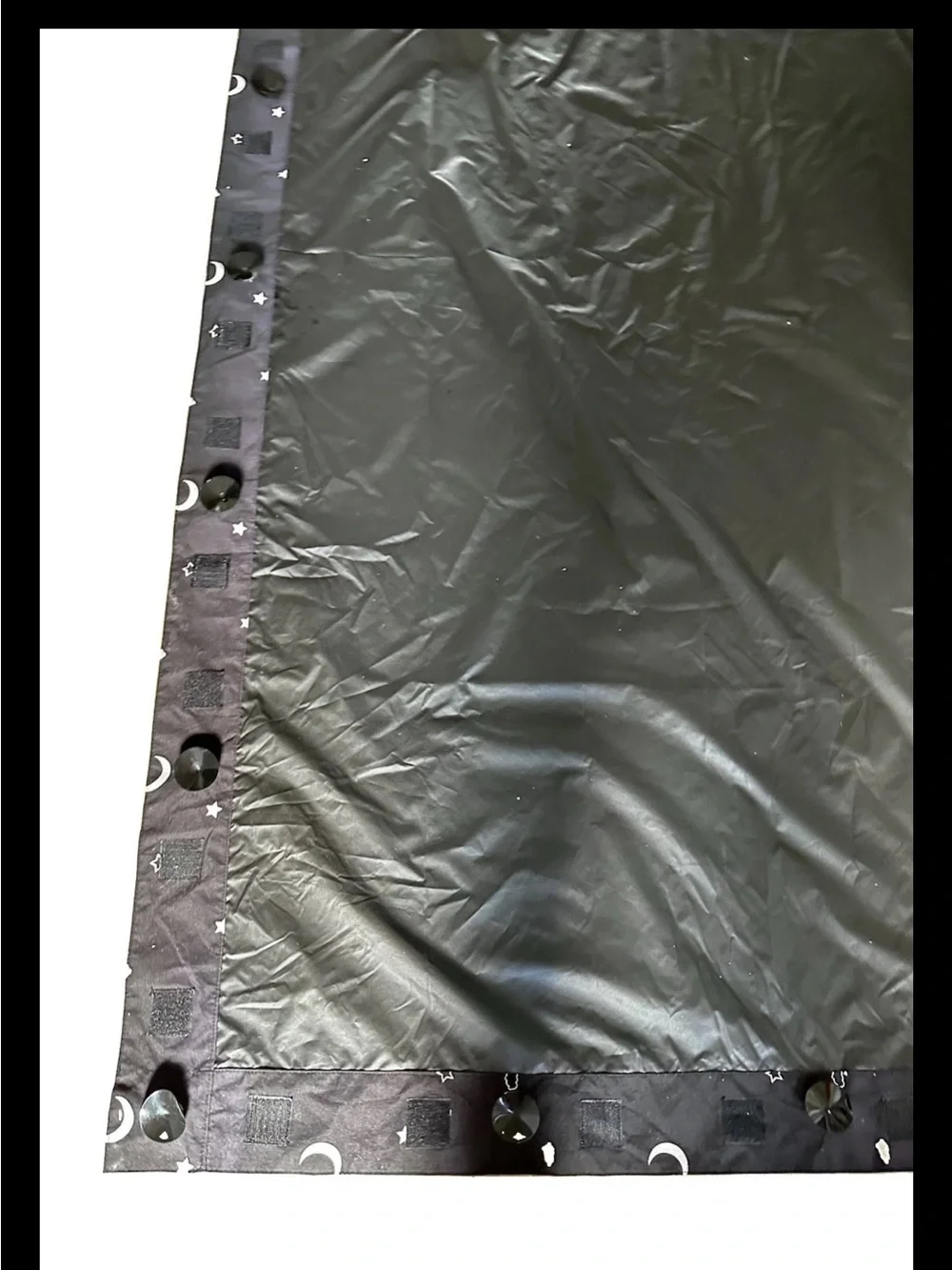 Amazon Black Space-Print Window Shade